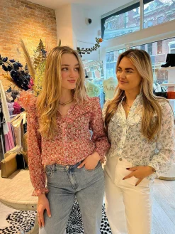 Fashion Livia Flower Blouse Pink Tops & Blousjes