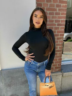 Store Lizzy Long Sleeve Body Black Body's