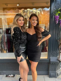 Store Lofty Manner Maeve Dress Black Jurken