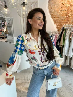 Best Sale Lola Multicolor Blouse Tops & Blousjes