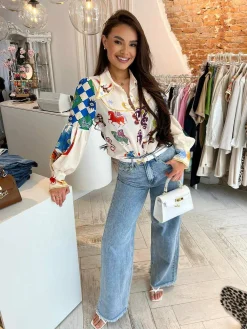 Best Sale Lola Multicolor Blouse Tops & Blousjes