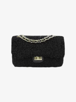 Store Lottie Teddy Bag Medium Black Tassen