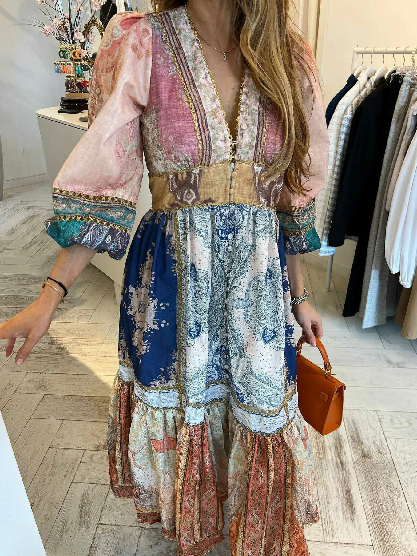 Discount Lou Multicolor Maxi Dress Jurken