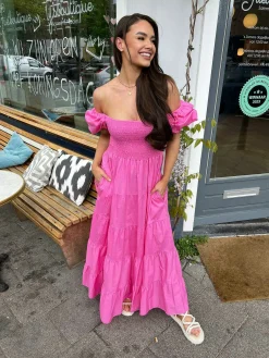 Cheap Loua Maxi Dress Pink Jurken