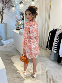 Best Lynn Summer Dress Orange Jurken
