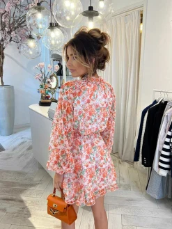 Best Lynn Summer Dress Orange Jurken