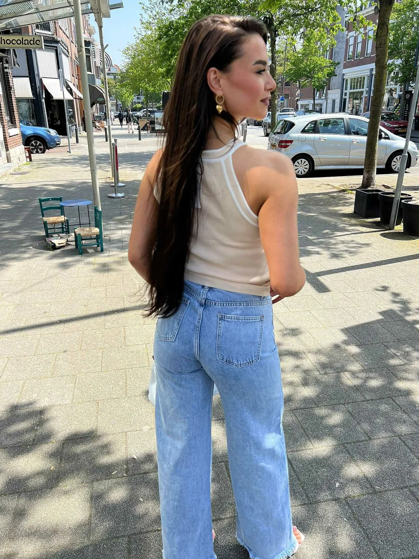 Outlet Mara Halter Top Beige Tops & Blousjes