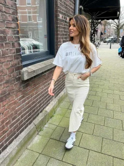 Discount Maxi Denim Skirt Light Beige Rokken