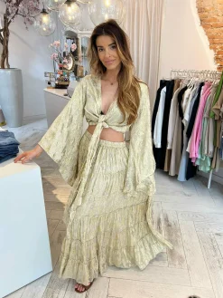 Discount Milou Golden Skirt Rokken