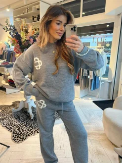 Cheap Mollie Inspired Tracksuit Grey Sets