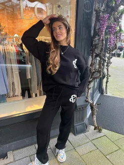 Shop Mollie Inspired Tracksuit Black Sets