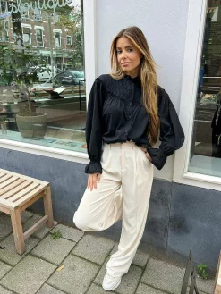 Hot Nina Padded Blouse Black Tops & Blousjes