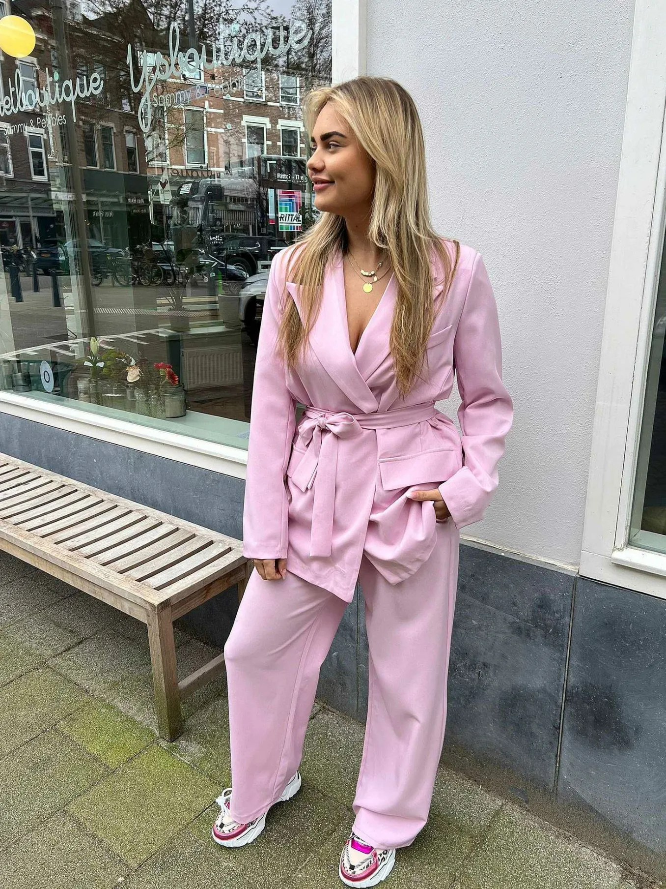 Sale Nova Suit Baby Pink Sets