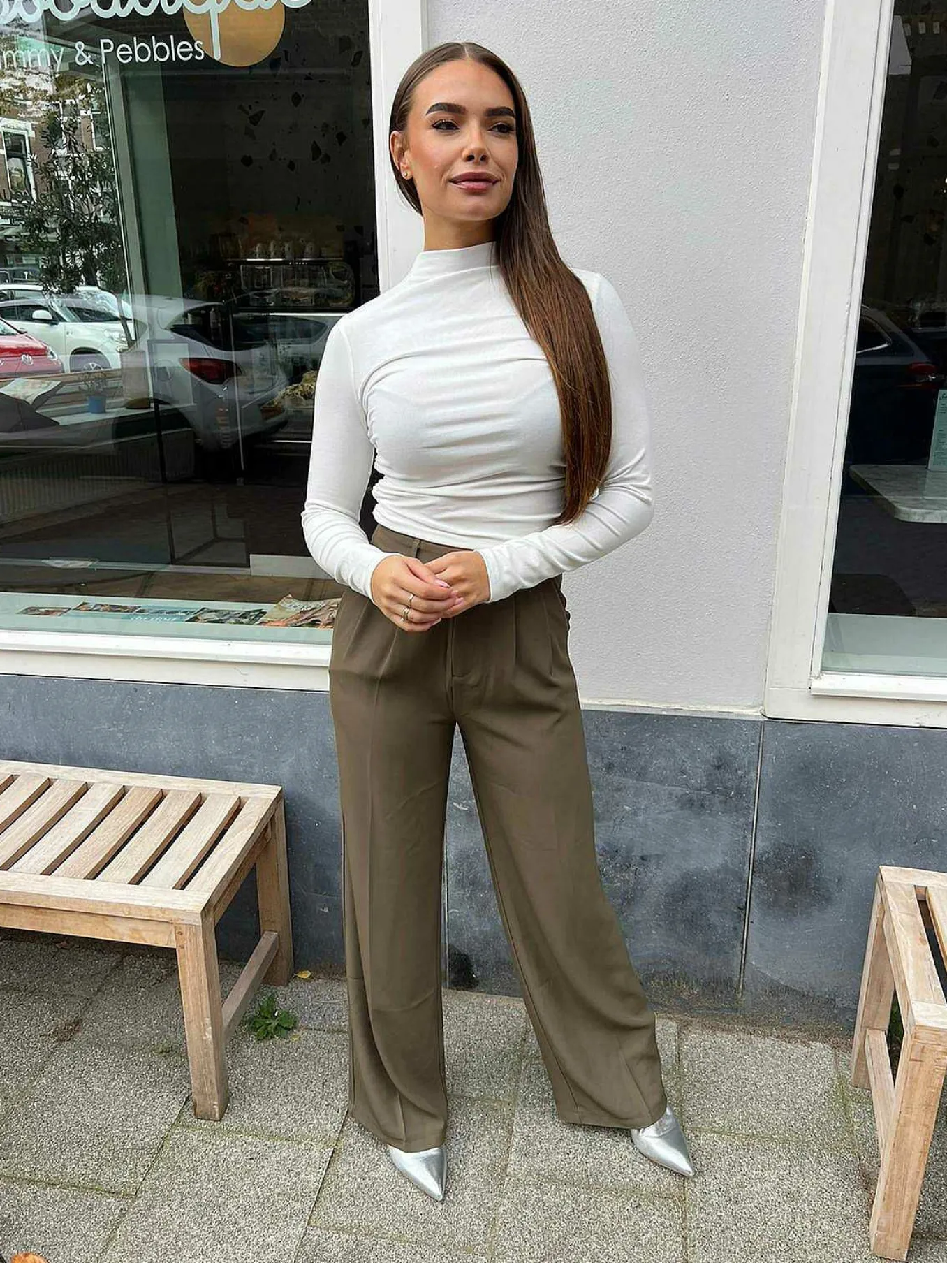 Cheap Paige Pantalon Army Broeken