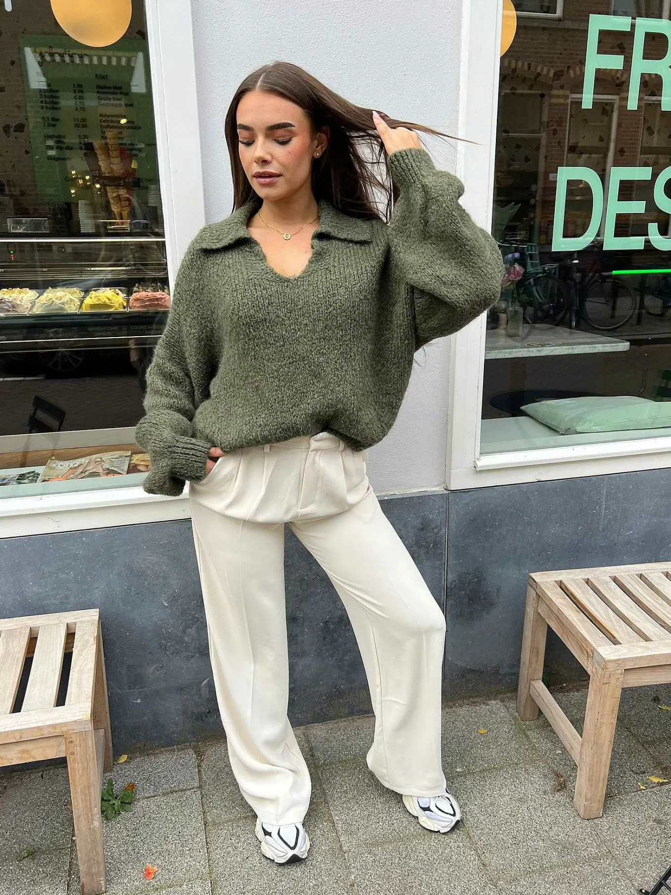 Store Paige Pantalon Beige Broeken