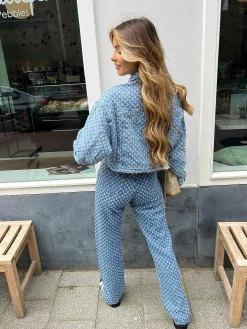 Fashion Pattern Denim Jeans Broeken