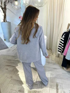 Outlet Polly Blazer Light Grey Blazers