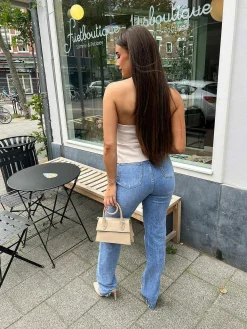 Flash Sale Poppi Korset Beige Tops & Blousjes