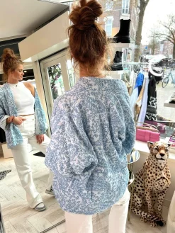 Outlet Sammie Pattern Jacket Blue Jassen