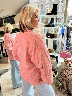 Discount Sammie Pattern Jacket Pink Jassen