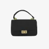 Cheap Sandy Bag Black Tassen