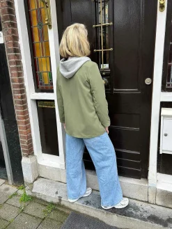 Sale Sara Blazer Hoodie Army Blazers