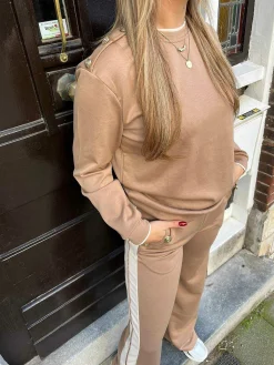 Cheap Stacy Comfy Set Camel Sets