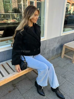 Best Teddy Biker Jacket Black Jassen