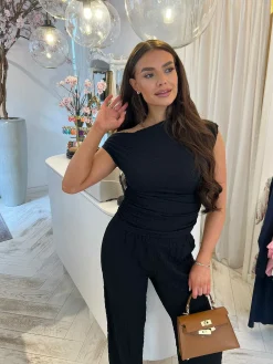 Shop Veerle 2 Delig Pattern Set Black Sets