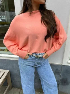 Online Vlinder Trui Peach Truien