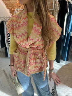 Best Sale Yara Inspired Gilet Coral Gilets