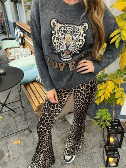 Best Yentle Flared Pants Leo Broeken