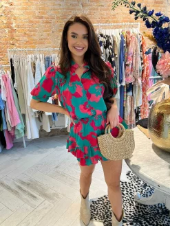 Shop Yill 2 Delig Ruffle Set Green Sets