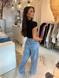 Sale Yuliia Short Sleeve Body Zwart Body's